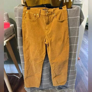 J Crew Women's Golden Brandy  Mid Rise Skinny Corduroy Stretch Pants 29p